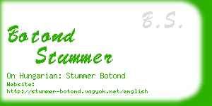 botond stummer business card